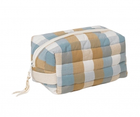 Neceser Acolchado Cottage Blue Checks