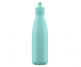 Botella Acero Inoxidable Sport Menta Pastel 500ml