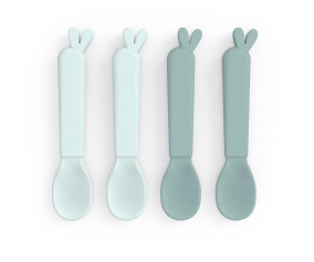 4 Cucharas Kiddish Lalee Azul