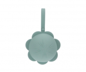 Portachupetes Silicona Flor Light Sage