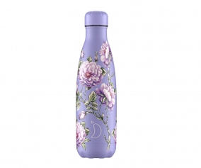 Botella Acero Inoxidable Floral Violet Roses 500ml