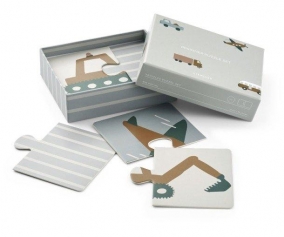 Puzzle Iniciacin Brett Vehicles/Dove blue