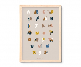 Affiche Beverly Alphabet/Sandy 