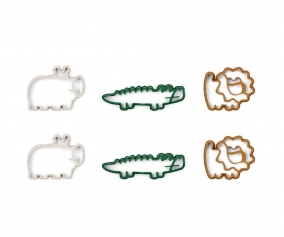 6 Stampi Biscotti Karina Safari Eden Multi Mix