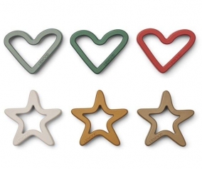 6 Stampi Biscotti Svend Holiday Multi Mix