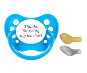 Pacifier Nip Cyan Thanks teacher! +6M