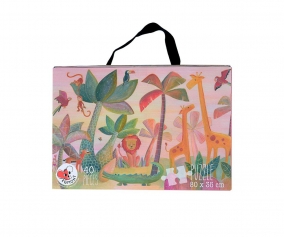 Maletn con Puzzle La Selva 40 piezas