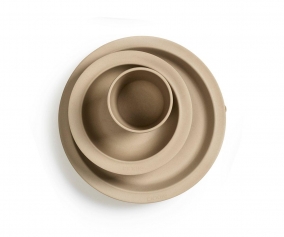 Vajilla PLA con Ventosa Elodie Pure Khaki