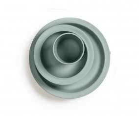 Vajilla PLA con Ventosa Elodie Pebble Green