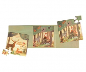 2 Puzzles Magnticos de Animales del Bosque