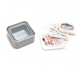 Set 3 Scatole Merenda Marceau
