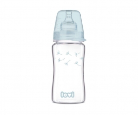 Biberon en verre Lovi Botanic 250 ml