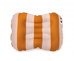 Coussin de Chaise Rducteur Stripes Nude Mustard