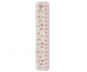 Metro Crescita Legno Rainbow C'est Moi Rosa 150cm
