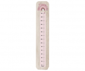 Metro Crescita Legno Rainbow Rosa 140cm