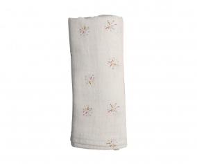 Mussolina Swaddle Rainbow Sky