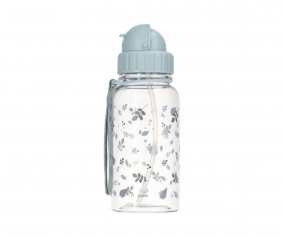 Plastic Bottle Leaves Blue Personalised
