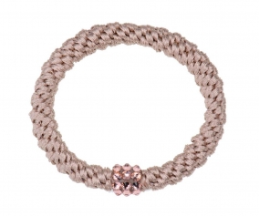 lastique  Cheveux Kknekki Rhinestone  Beige Rose