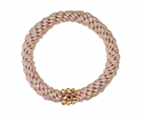 lastique  Cheveux Kknekki Rinestone New Beige