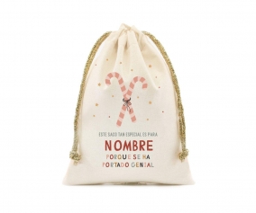 Bolsa Pequena personalizada para presentes Candy -Espanhol