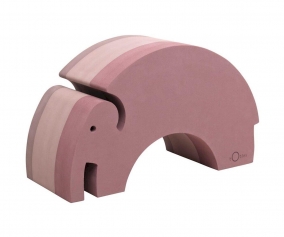 Mveis Acrobacia Grande Elefante Vintage Rose