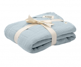 Muslin BIBS Baby Blue