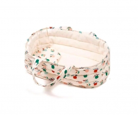 Capazo y Almohada Apple Birds para Muecos