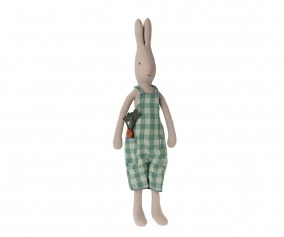  Coniglio Maileg Rabbit T3 con Pettorina Verde