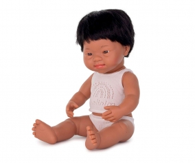 Muñeco bebé latinoamericano con cuerpo blando 32cm