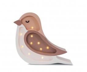 Lmpara Mini Bird Coffe Beige