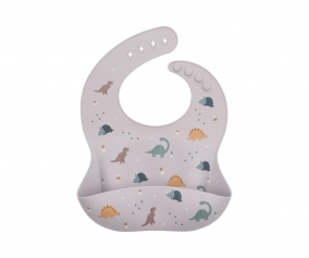 Bavoir en Silicone Dinos World