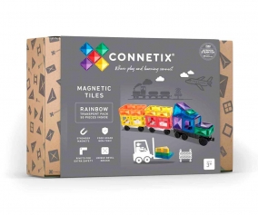 Construccin Connetix Transporte Rainbow 50 Piezas