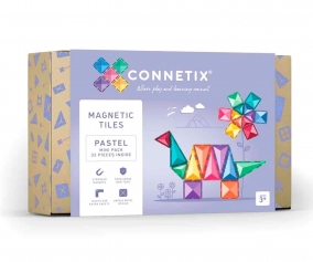 Construccin Connetix Pastel Mini 32 Piezas
