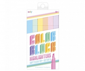 Set 6 Evidenziatori Color Block