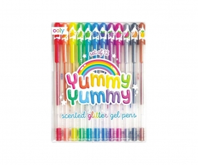 Set 12 Bolgrafos de Gel Yummy Glitter