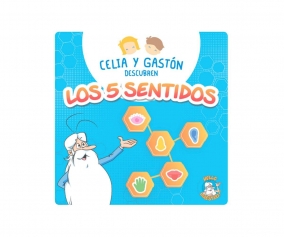 Celia y Gastn descubren Los 5 Sentidos Audiolibro Interactivo