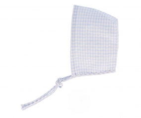 Blue Celete Vichy Hat for Doll
