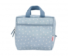Borsa Termica Merenda Leaves Blue Personalizzabile