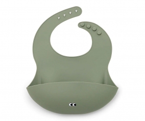 Babero de Silicona Dusty Olive