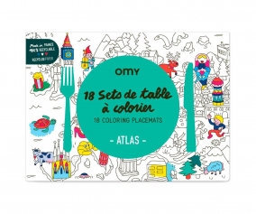 Manteles Omy Atlas para Colorear