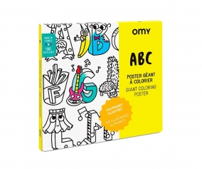 Poster XL Omy ABCD  Colorier