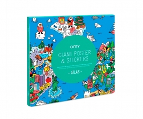 Pster XL Omy Atlas + Pegatinas