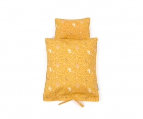 Set Notte Bambole Giallo Unicorni