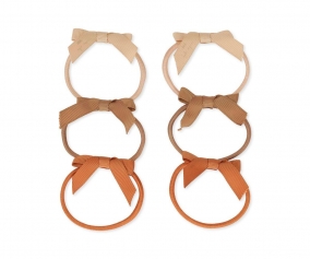 6 Elastici Capelli Fiocco Rouge