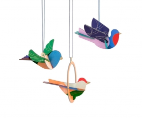DIY Dcorations d'arbre  faire soi-mme Calling Birds