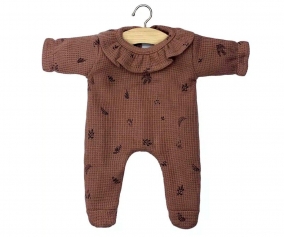 Pigiama Bambola Soft Camille Marrone