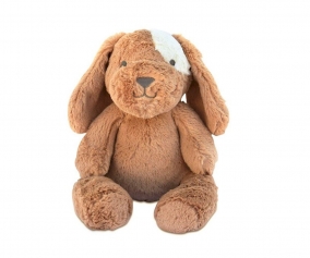Peluche chien Duke beige personnalisable