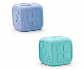 I Miei Primi Dadi Soft Blue/Soft Mint