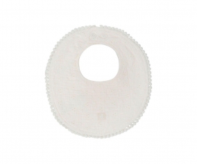 Bavaglio Rotondo Embroidery Ivory