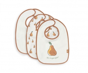 3 Bavagli Spugna Terry Pear
